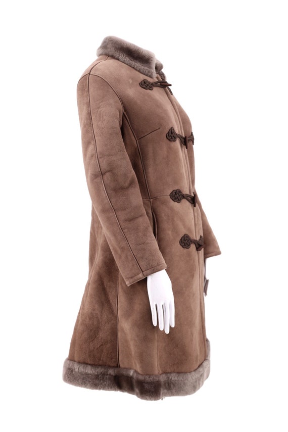 ジャケット・アウター Shearling-Trimmed Suede Coat Shearling Trimmed Suede Coat / M