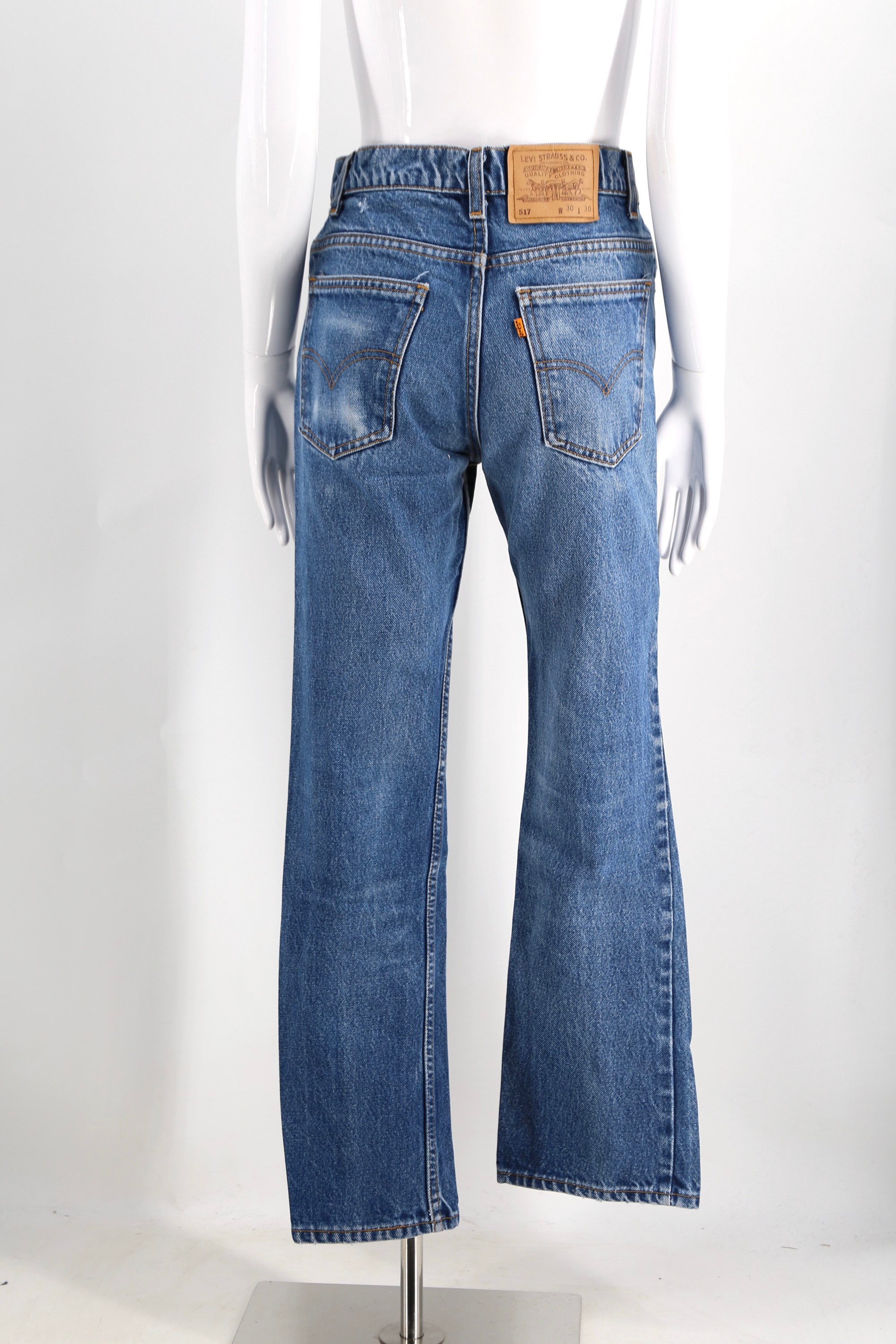 70s 80s LEVIS 517 Orange Tab high waist fit jeans 30 / vintage 1970s