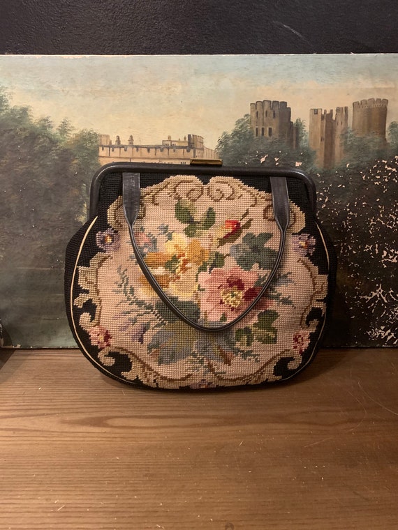 1950's Needlepoint Purse