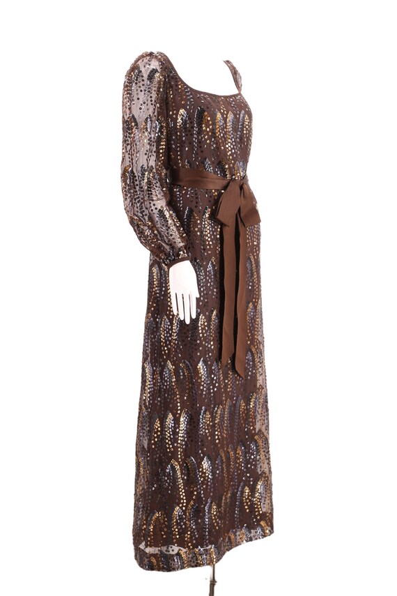 ADELE GOWN - BROWN