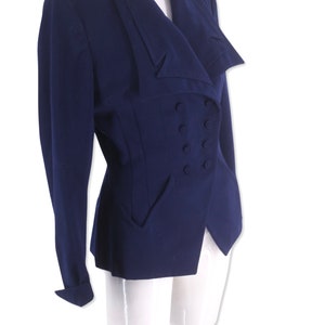 Gabardine Police Jacket Navy Blue