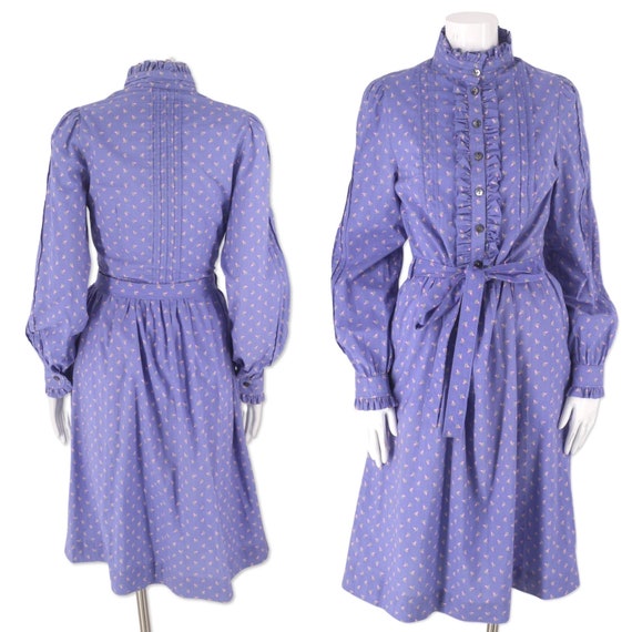 70s LAURA ASHLEY Wales prairie dress sz M, cottag… - image 1