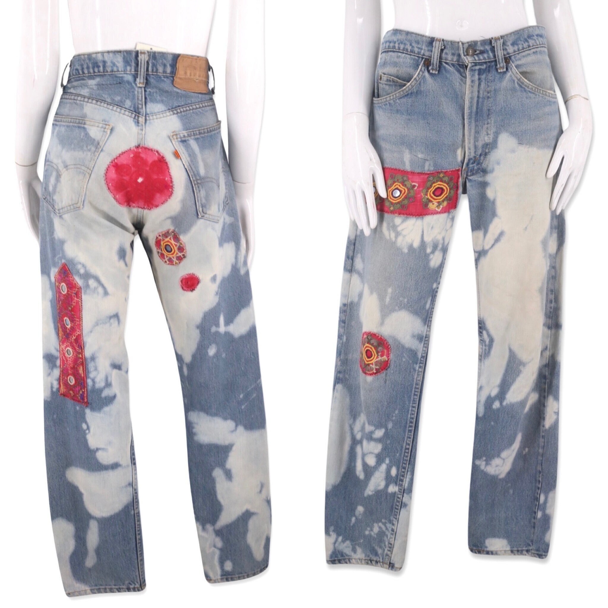 Classic Patched Jeans