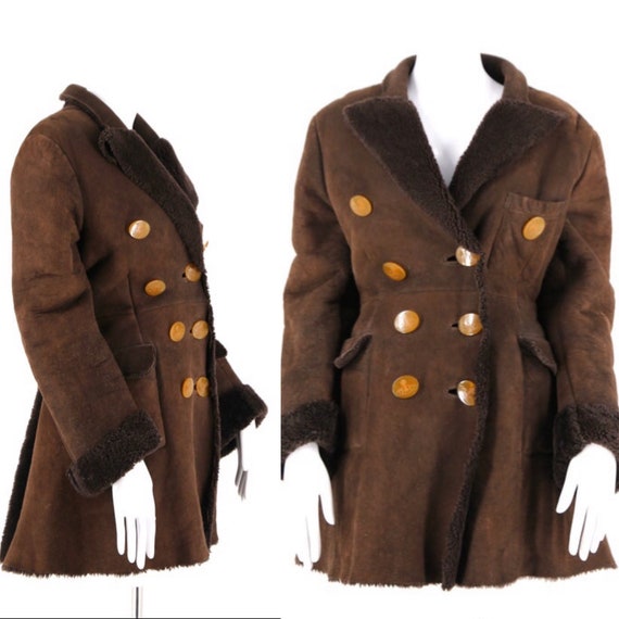 90s VIVIENNE WESTWOOD Victorian flared chocolate s