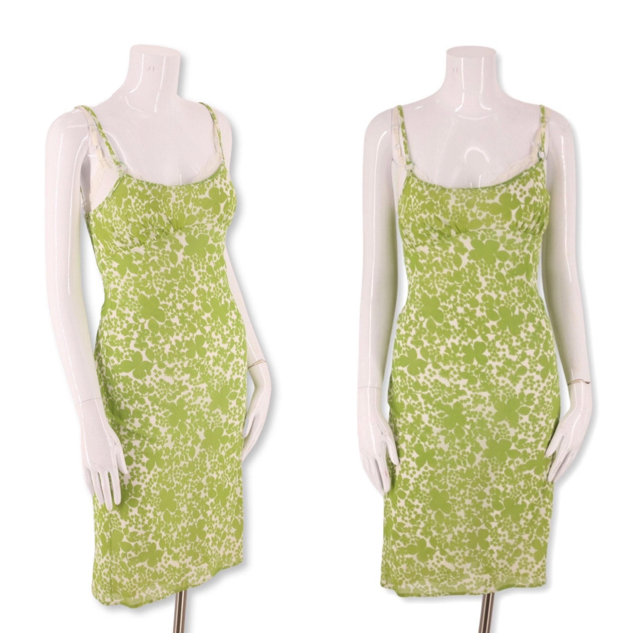 90s VIVIENNE TAM mesh print dress S, vintage 1990s slip dress S, Y2K sheer body  con dress sz 1