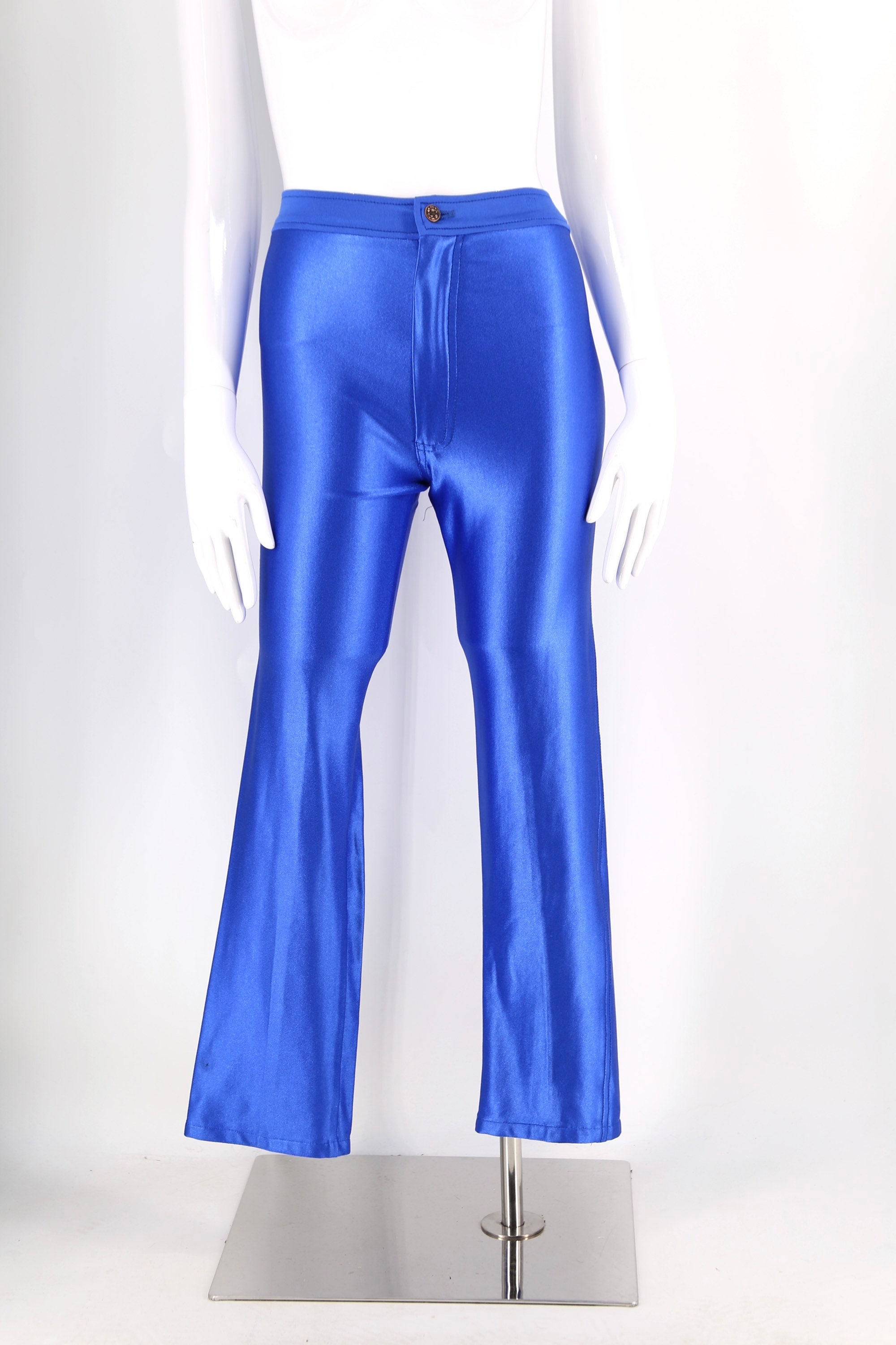 70's Disco Womens Lady Shiny Bell-bottoms Flare Leggings Pants
