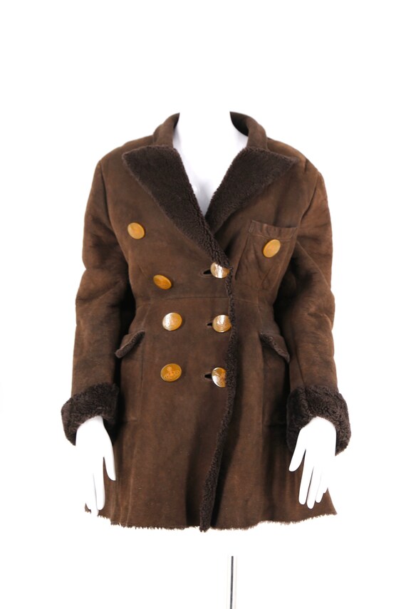 90s VIVIENNE WESTWOOD Victorian flared chocolate s