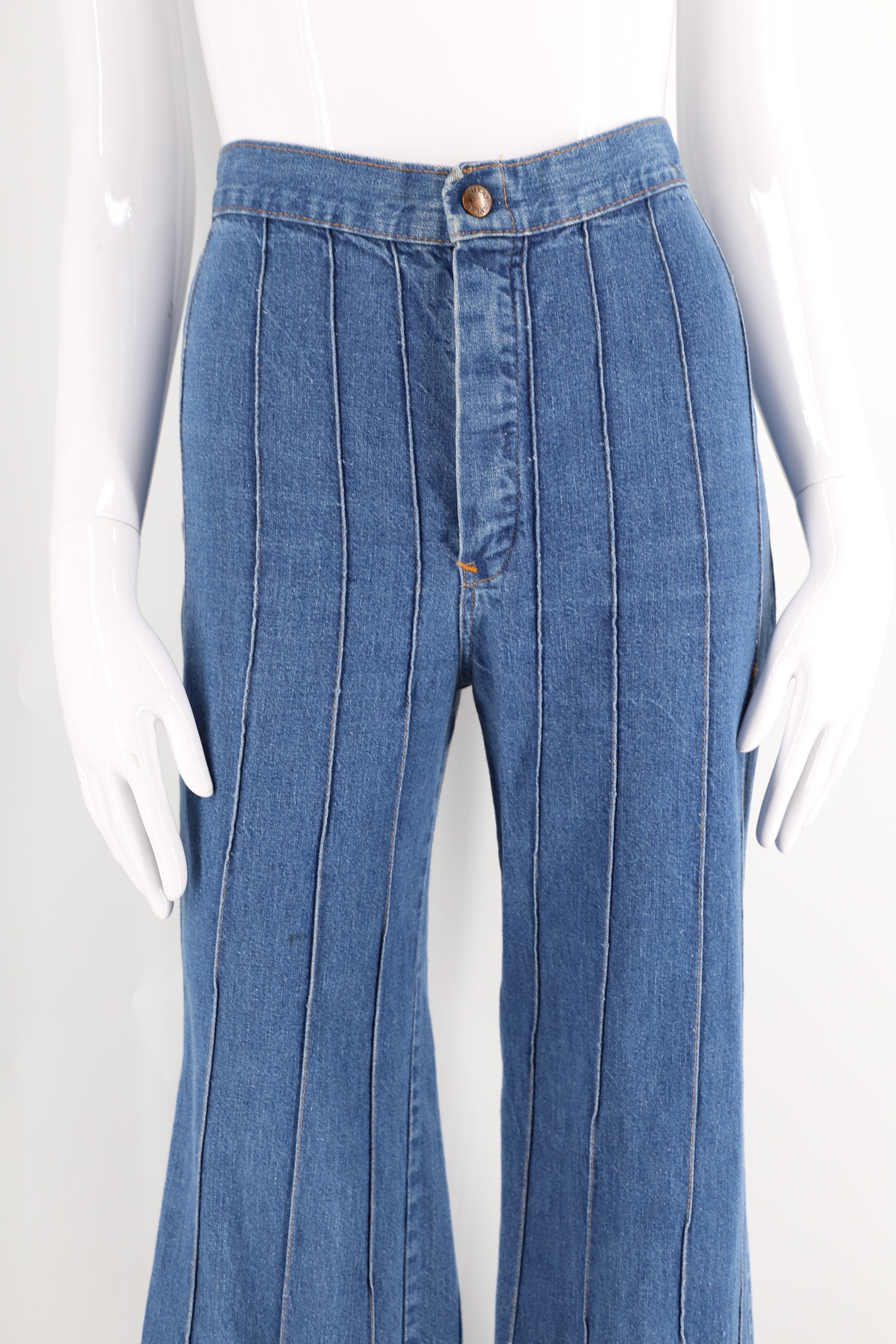 mens denim bell bottoms