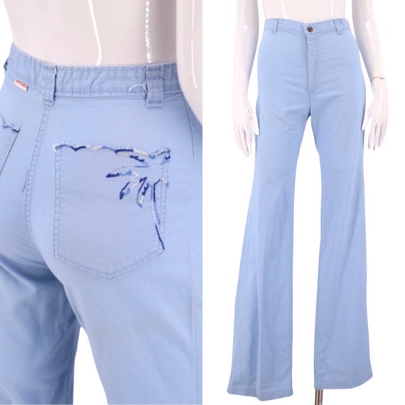 70s DITTOS high waisted jeans pants 26"  / vintag… - image 1