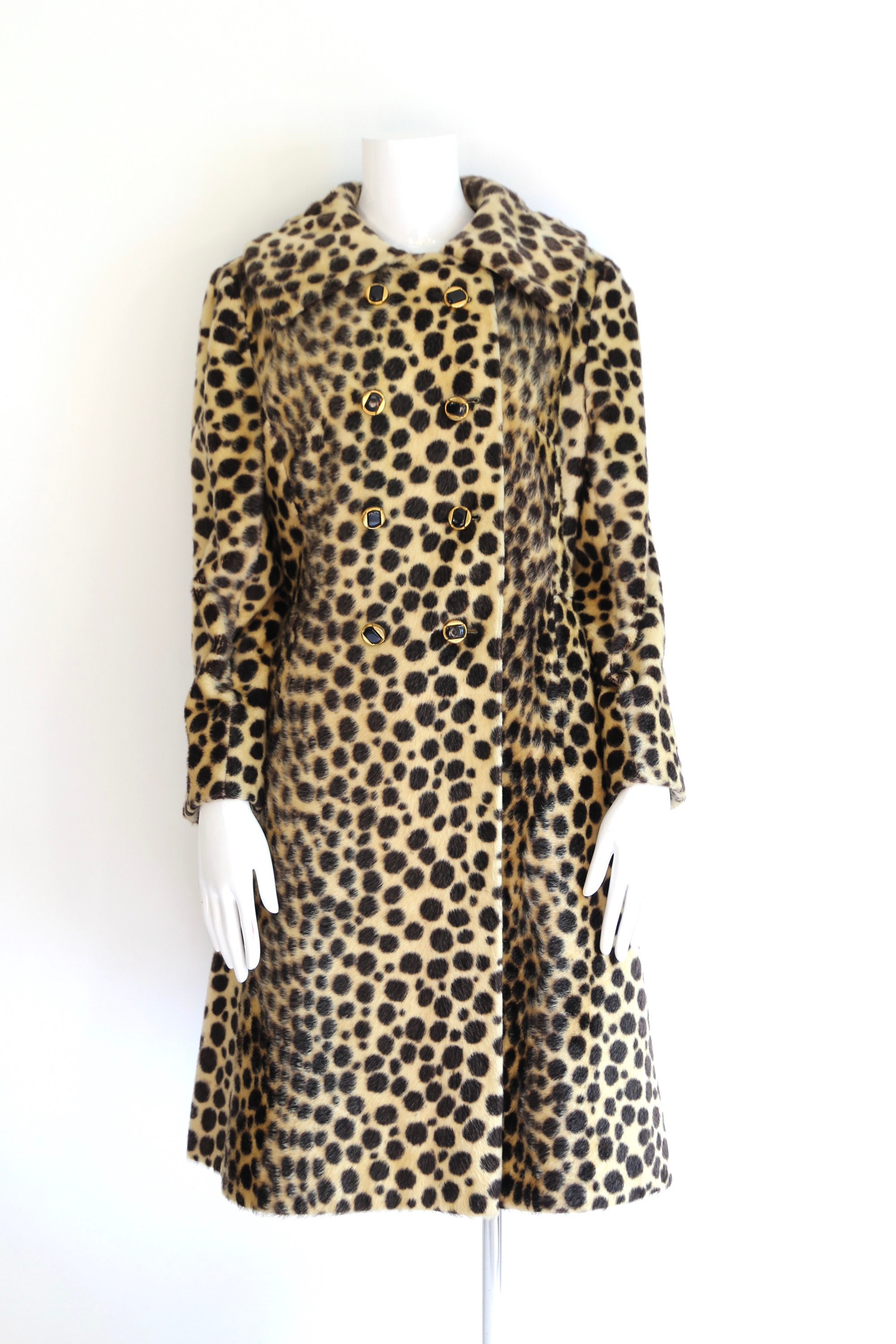 Vintage 1950s Leopard Faux Fur Scarf – ALEXANDRAKING