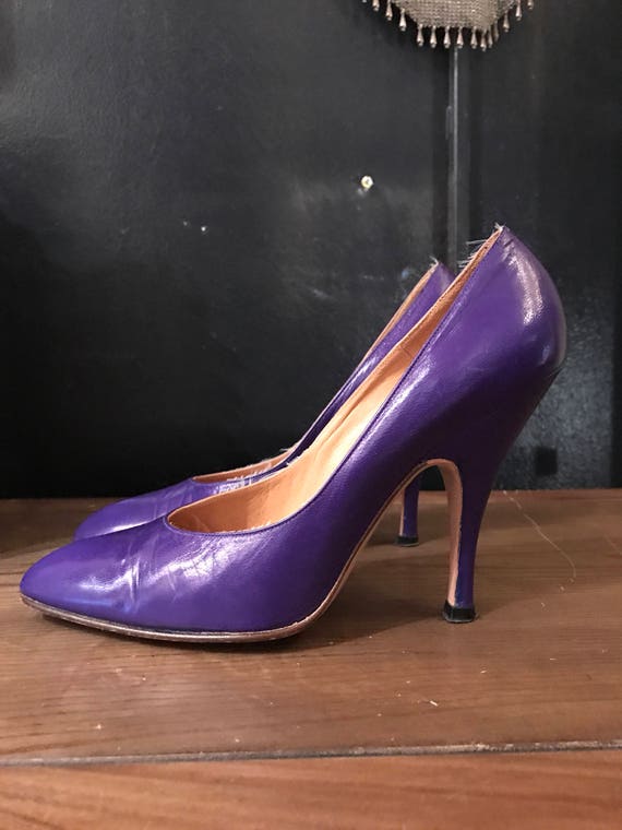 Purple heels outlet size 1