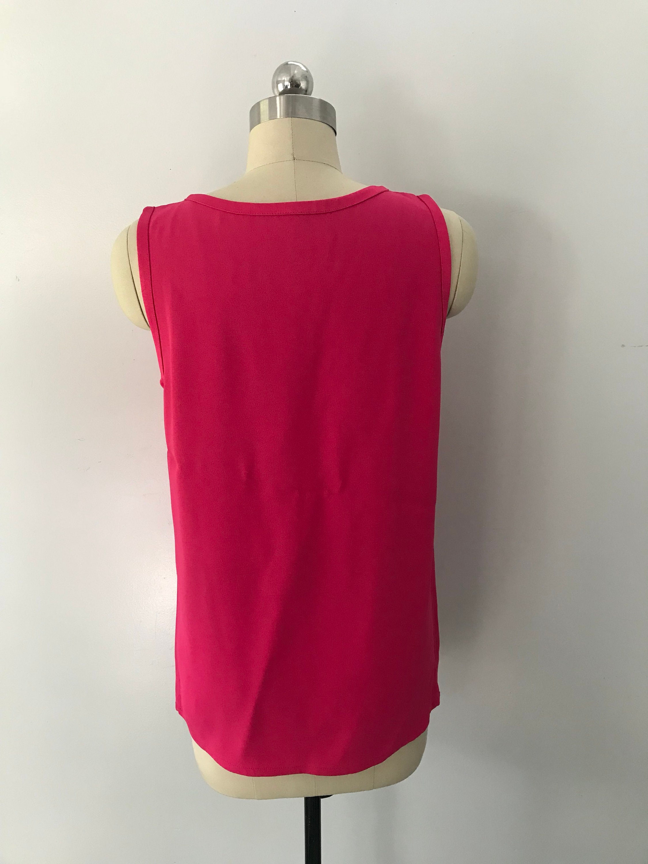 80s YSL Yves Saint Laurent jewel tone camisole shell tank TOP 38 8 ...