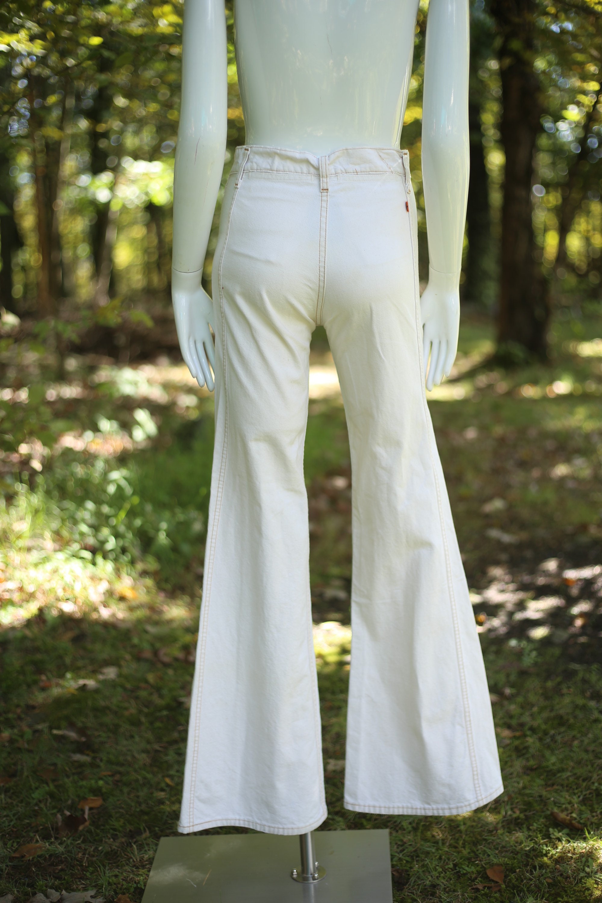 orange bell bottoms jeans