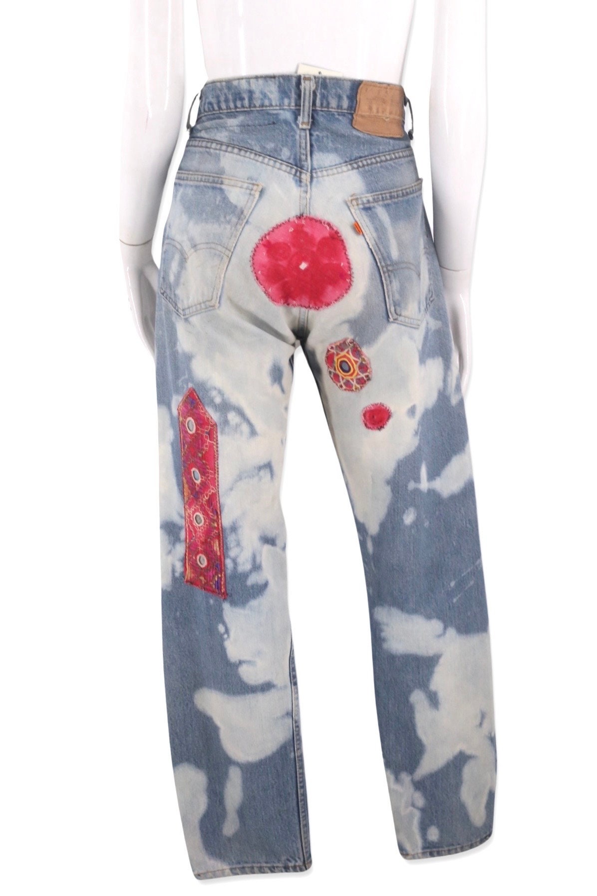 80s Custom Shredded Jeans - Lucky Vintage