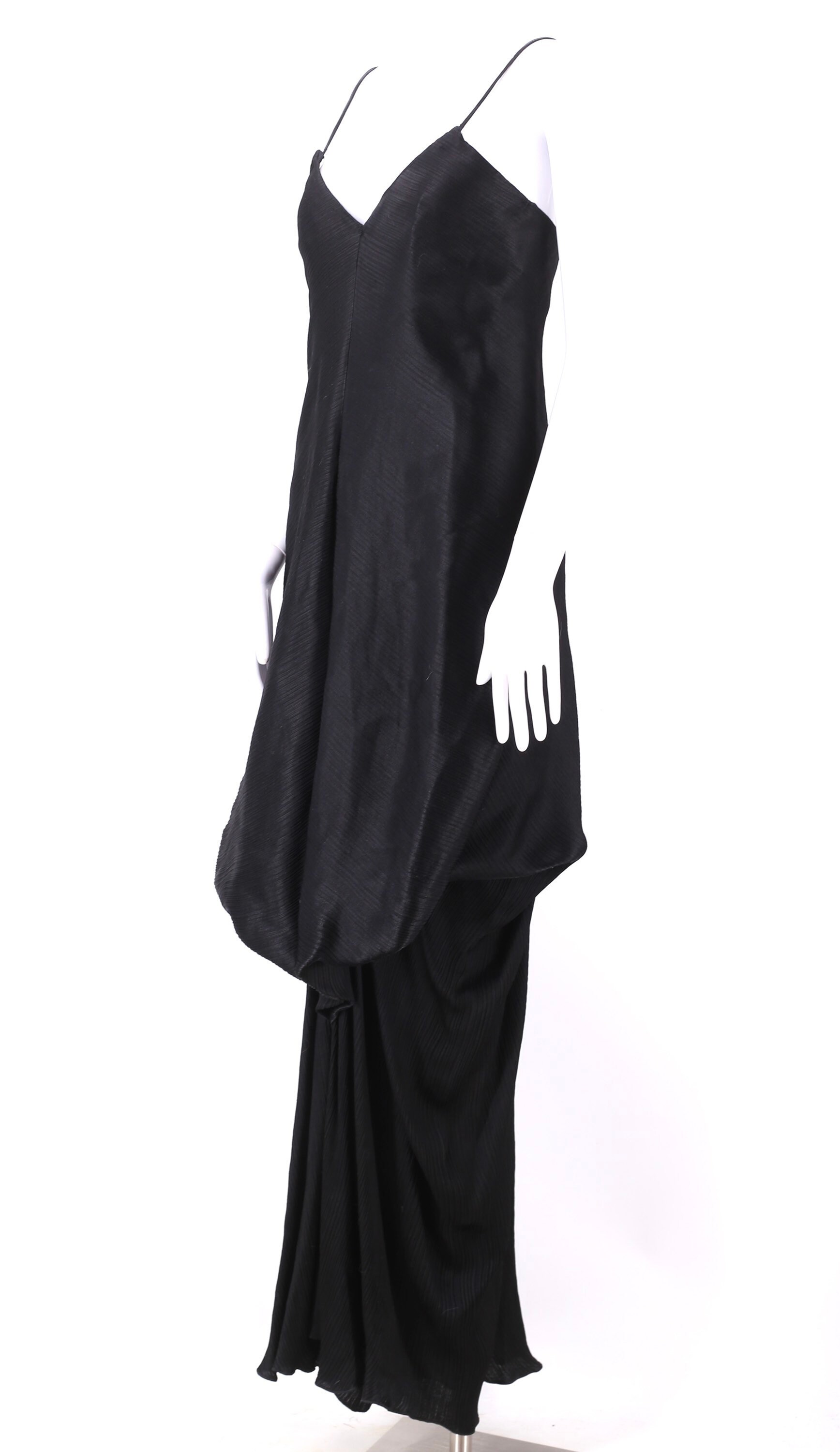 70s STAVROPOULOS Grecian silk evening gown M / RARE 1970s vintage ...