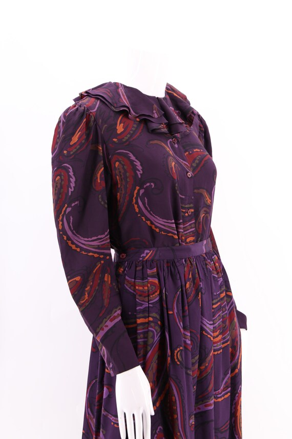 70s ALBERT NIPON silk print set sz 10, 1970s vint… - image 4