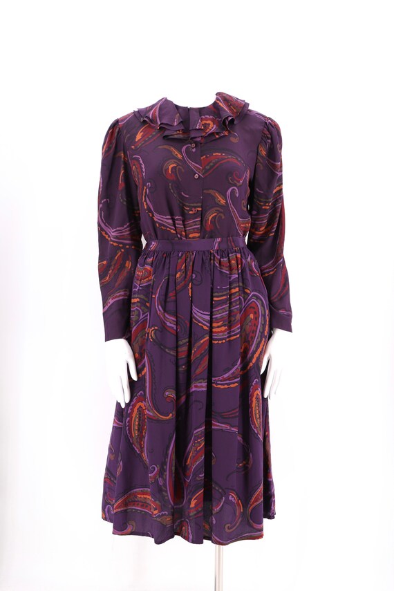 70s ALBERT NIPON silk print set sz 10, 1970s vint… - image 7