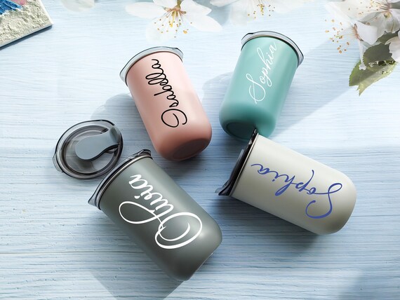 Personalized Stainless Steel Tumbler,Custom Wine Cup with Lid, Wedding Party Gift, Bridesmaid Proposal, Team Bride Cup,Gift for Teacher