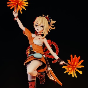 The Firework Queen Statue|Figurine|Figure - 25 cm -  3D Printed Figure Model Kit - Garage Kit - Unpainted/Painted