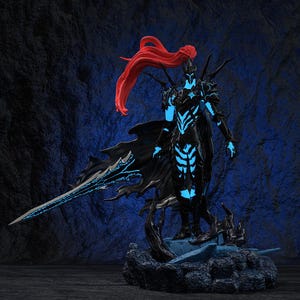 The Shadow Knight Statue|Figurine|Figure -  25 cm -  3D Printed Figure Model Kit - Garage Kit - Unpainted/Painted