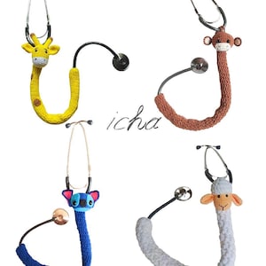 Crochet Stethoscope Cover: Handmade Animal Design for Pediatric Nurses