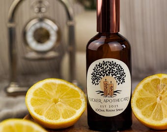 Lemon Zest Room Spray | 100ml Citrus Linen Mist, Vegan