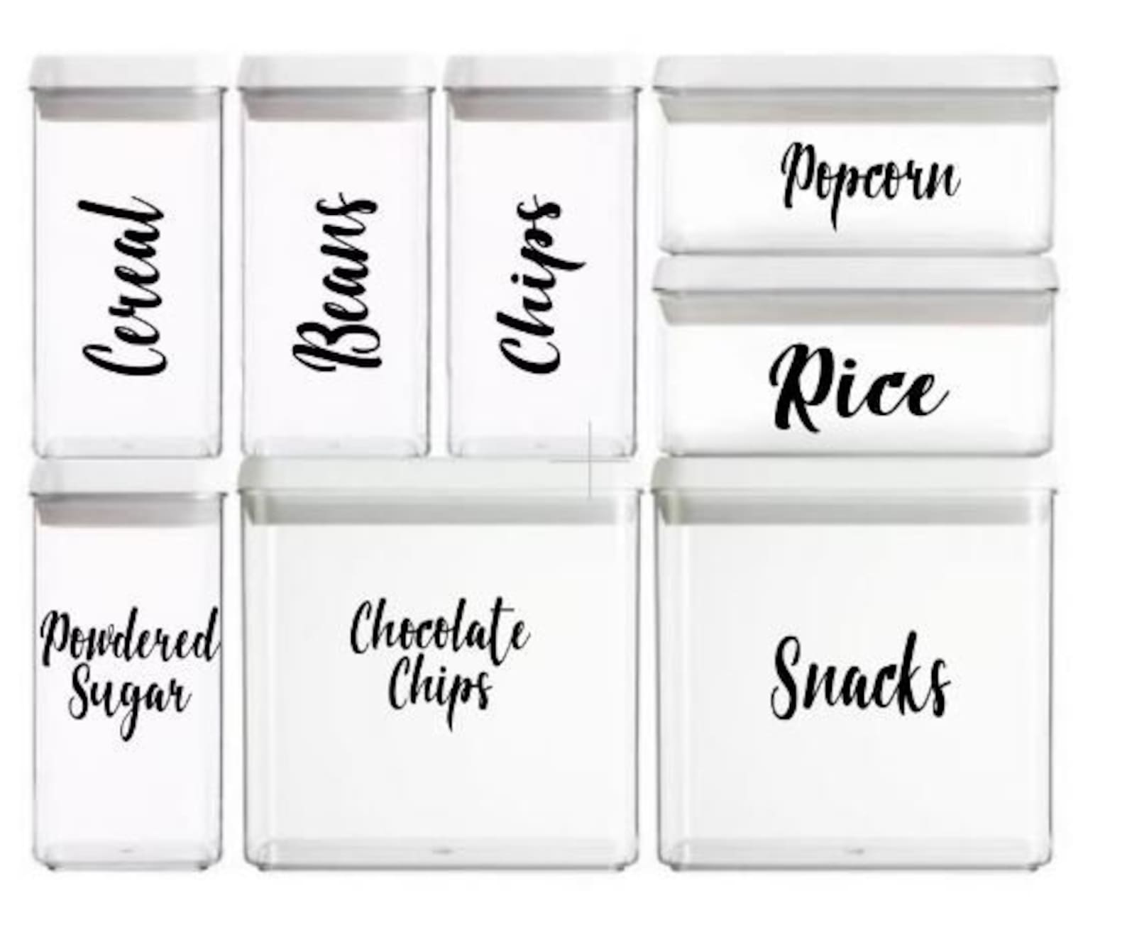 Custom Pantry Decals Etsy