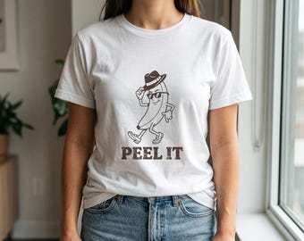 Michael Jackson Peel It Funny Tee | Pop Icon Parody T-Shirt