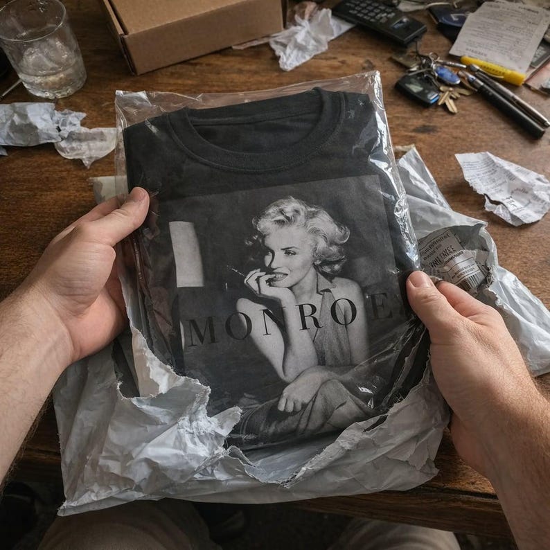 Vintage Marilyn Monroe Tee | Retro Hollywood Icon Shirt image 5
