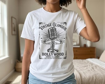 Vintage Hollywood 1950s classic T-Shirt | Retro Film Noir Tee