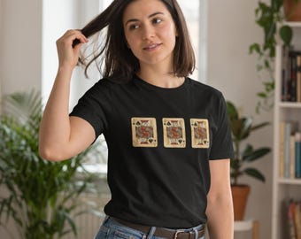 No See No Hear Jack of Spades T-Shirt: Dark Humor Apparel
