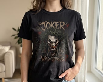 Joker Why So Serious tee | Joker Face Graphic Shirt
