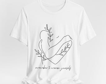 Selbstfürsorge-Unisex-T-Shirt: Vintage-inspiriertes Affirmations-Shirt