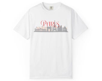 Paris Skyline T-Shirt: Unisex Souvenir Apparel - France Travel Gift Tee