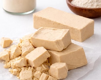 Homemade Fresh Yeast Recipe PDF | Natural Yeast for Bread Baking | DIY Baker's Yeast Cubes | Easy Fermented Yeast Starter | Digital Download