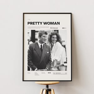 Pretty Woman Movie Poster, Richard Gere Film, Julia Roberts Poster