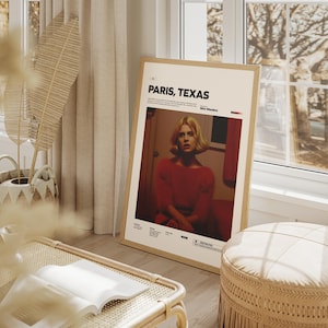 Paris, Texas Movie Poster | Wim Wenders's Paris, Texas Poster Print | Special Design Film Poster | Glossy Paper Poster | Gift Poster Idea