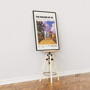 The Wizard of Oz Poster, Victor Fleming1939 Film The Wizard of Oz Print Poster, Judy Garland Poster, Iconic Movie Print, Cinematic Wall Art