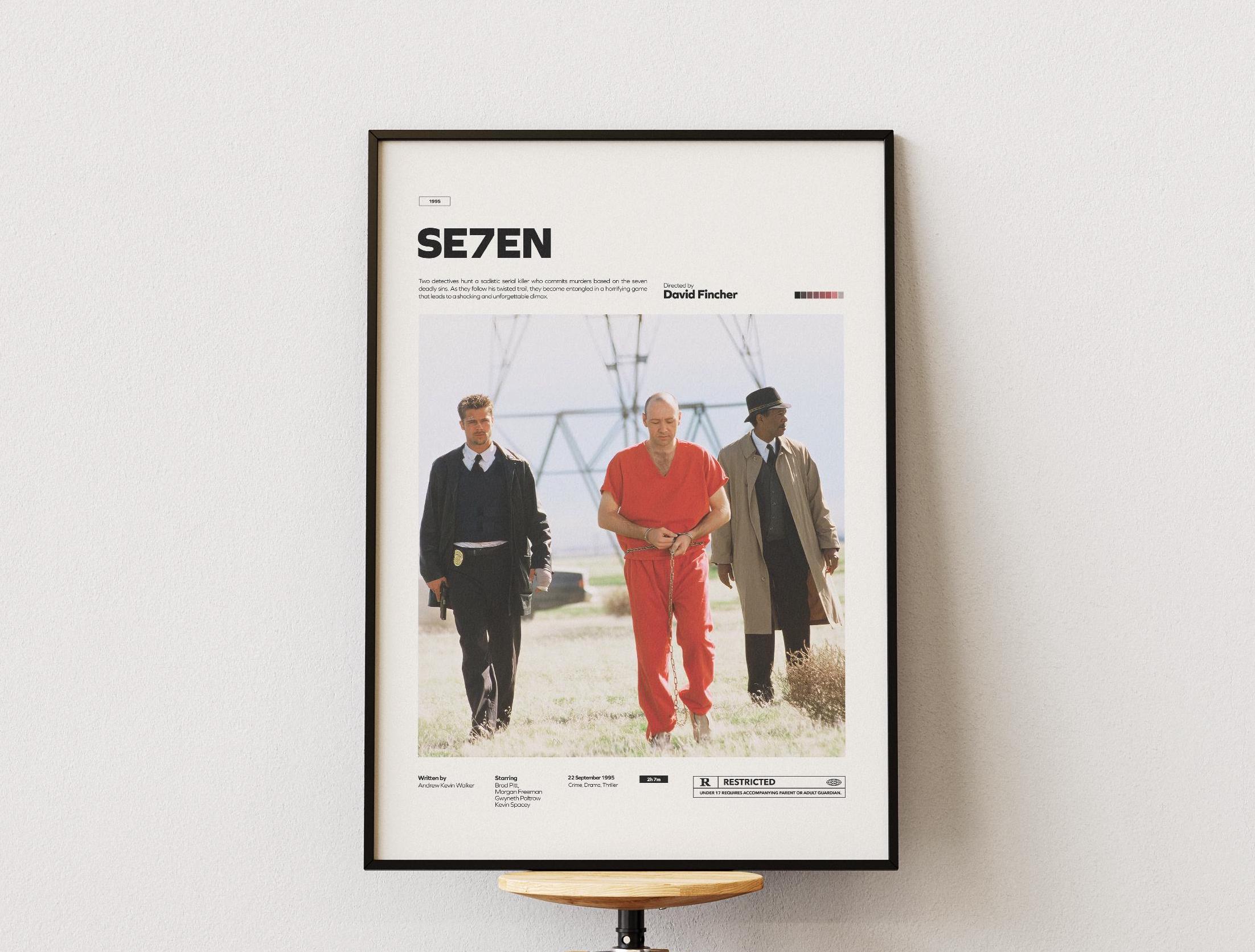 Se7en movie poster - Etsy 日本