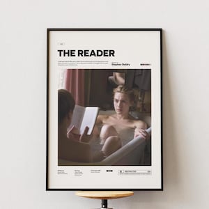 Der Leser Poster, Kate Winslet mit dem Leser Druck Poster, Stephen Daltrocknen Film, Film Wandkunst, Kate Winslet Poster, Bar Dekor Idee