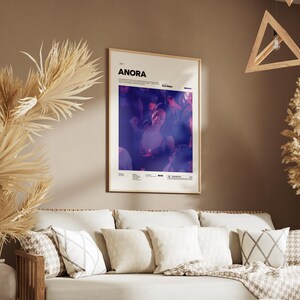 Anora Film Poster, Alternative Movie Art, Oscar Winner Sean Baker's Romantic Drama Print, Mikey Madison Poster Print, Cinematic Room Decor