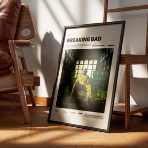 Breaking Bad Poster, Bryan Cranston Poster, Popular TV Series Breaking Bad Poster Print, Cinematic Wall Decor, Gift Wall Art Idea