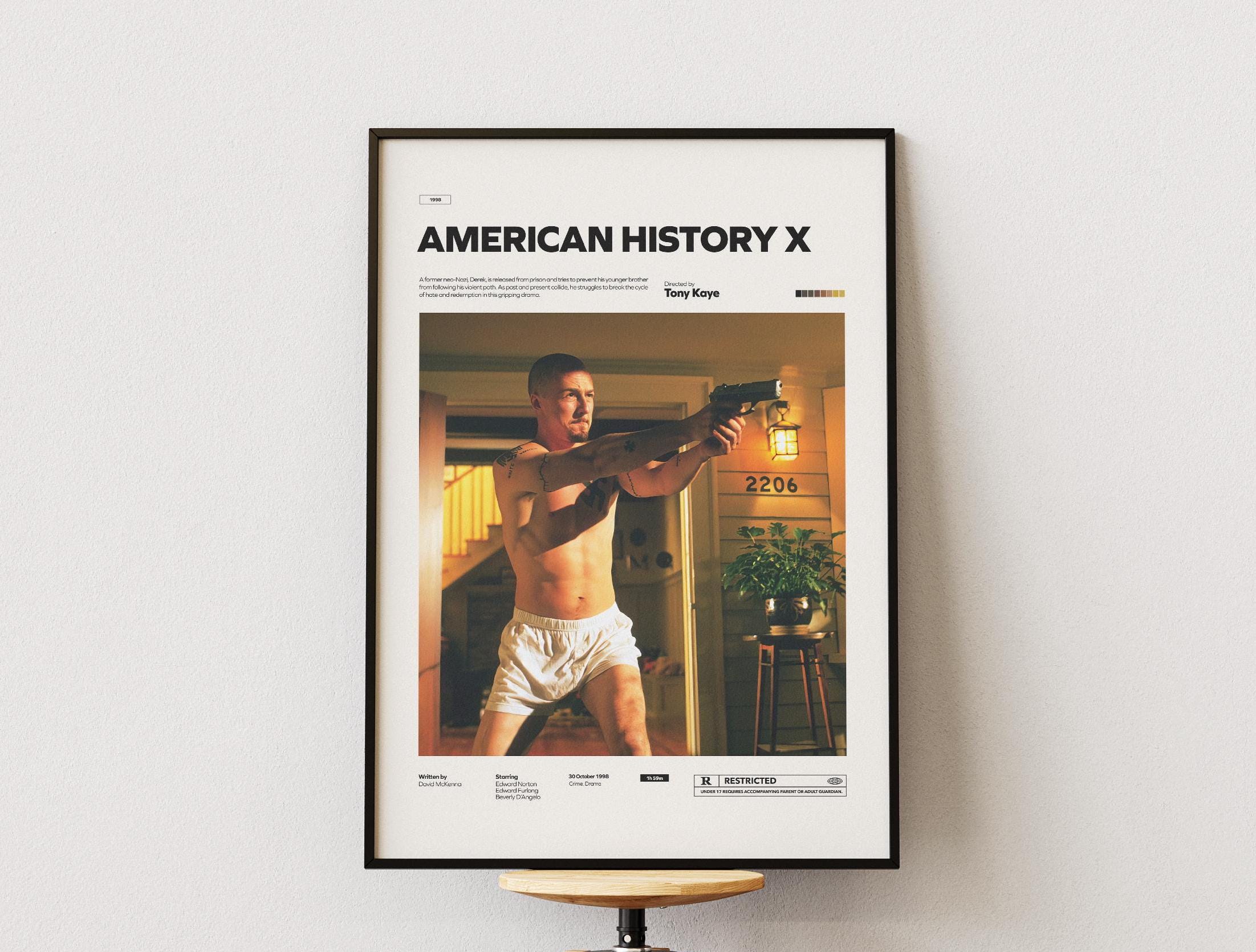 American History X Poster Edward Norton - Etsy