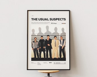 ユージュアル・サスペクツ 16x12 映画ポスター - Etsy 日本