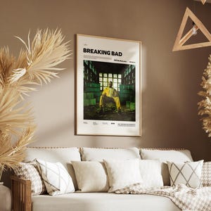 Breaking Bad Poster, Bryan Cranston Poster, Popular TV Series Breaking Bad Poster Print, Cinematic Wall Decor, Gift Wall Art Idea