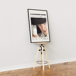 A Clockwork Orange Poster, Stanley Kubrick Film Poster, Malcolm McDowell Poster, A Clockwork Orange Print, Movie Wall Art, Gift Movie Poster
