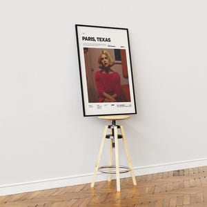 Paris, Texas Movie Poster | Wim Wenders's Paris, Texas Poster Print | Special Design Film Poster | Glossy Paper Poster | Gift Poster Idea