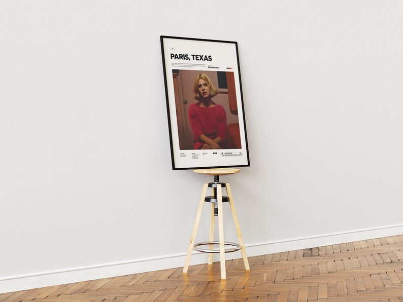 Paris, Texas Movie Poster | Wim Wenders's Paris, Texas Poster Print | Special Design Film Poster | Glossy Paper Poster | Gift Poster Idea