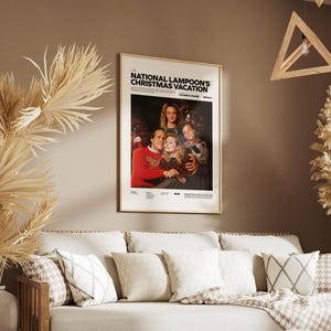 National Lampoon’s Christmas Vacation Poster, Chevy Chase Movie, Christmas Film Poster