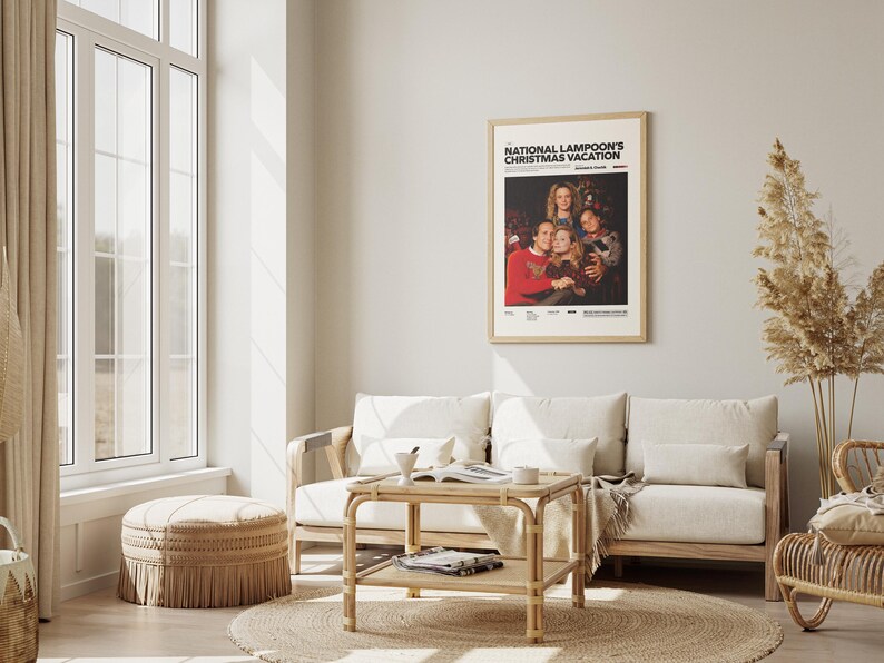 National Lampoon’s Christmas Vacation Poster, Chevy Chase Movie, Christmas Film Poster